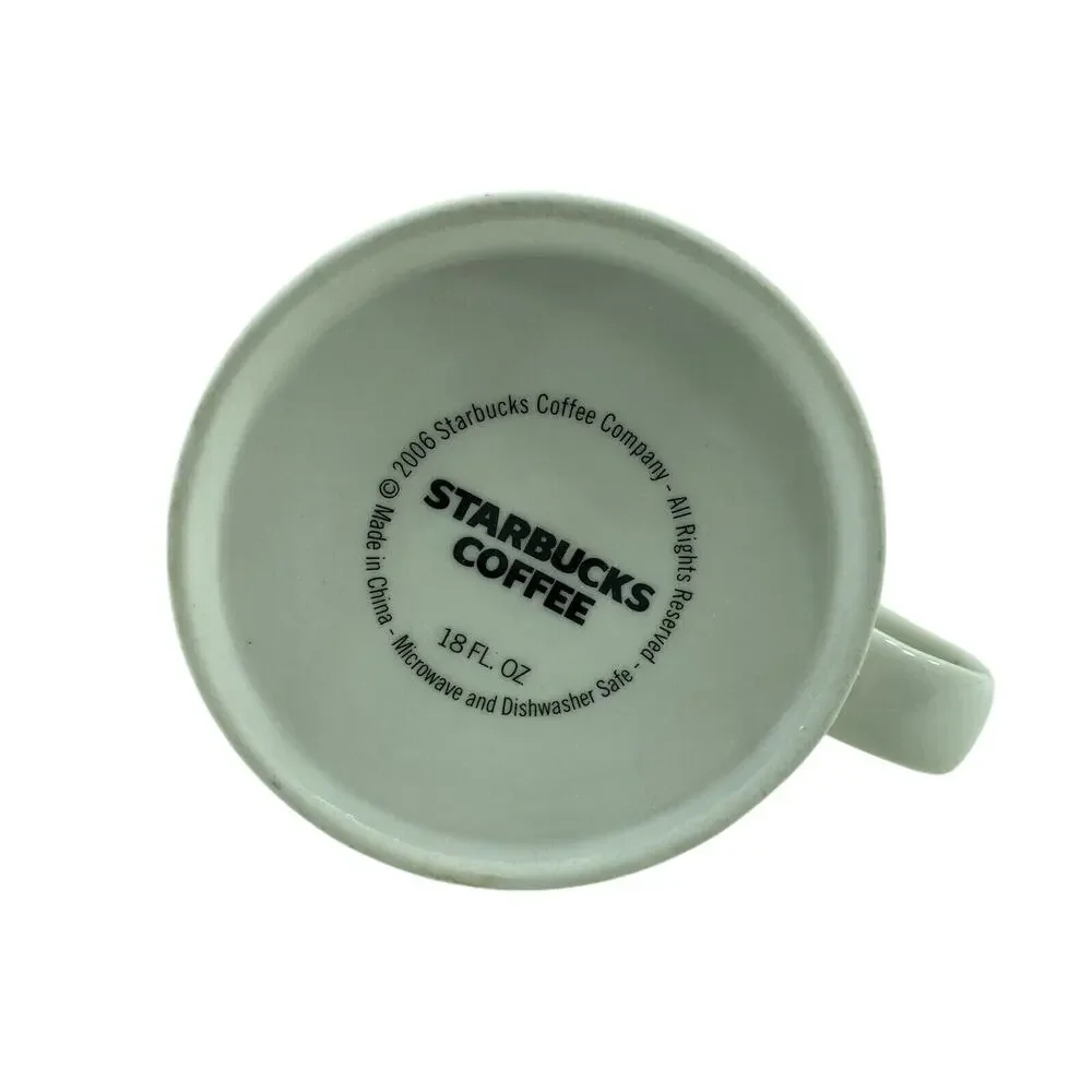 Starbucks San Diego City Mug 2006 Americas Finest City 18 oz Coffee Cup